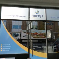 digital print to etched vinyl, Crawley West Sussex