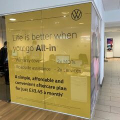 One way vision window graphics horsham 2