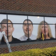 one way vision window graphics