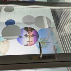 Glass Manifestation. Digital print and cut, British Airways Holiday, Crawley