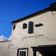Built up letters and laser cut metal letters on stand offs