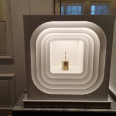 Acrylic display Cubes. Cartier New Bond St. 1 day Event