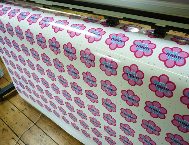 Digital print stickers