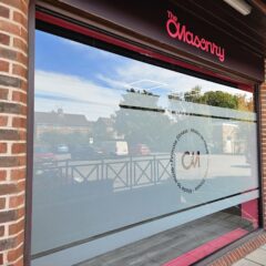 Etched Privacy film Billingshurst west sussex