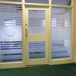Privacy Film. Office Graphics, Horsham West Sussex