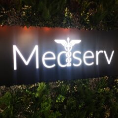 Office Reception LED Signage, Haywards Heath