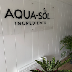 Clear Acrylic office signage Horsham